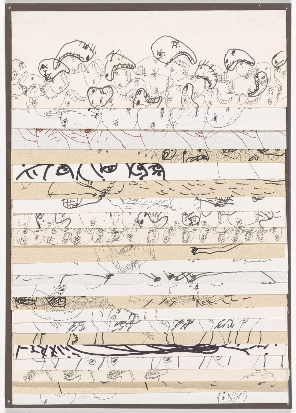 Dan Perjovschi. Wonderful World (A). 1994–97