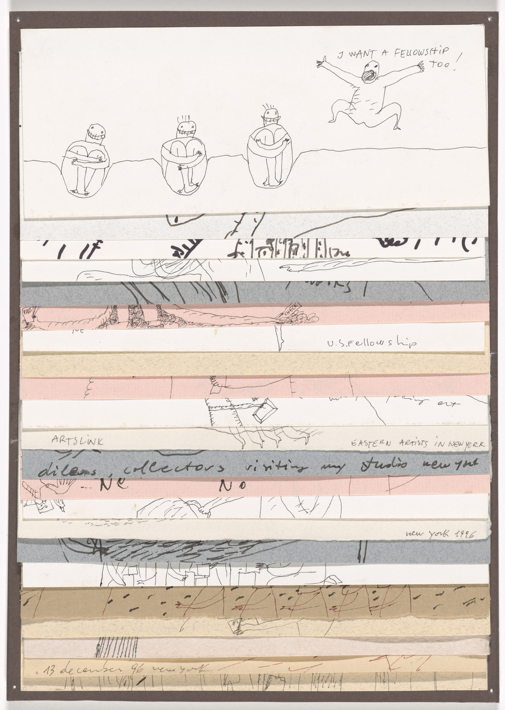 Dan Perjovschi. Wonderful World (A). 1994–97