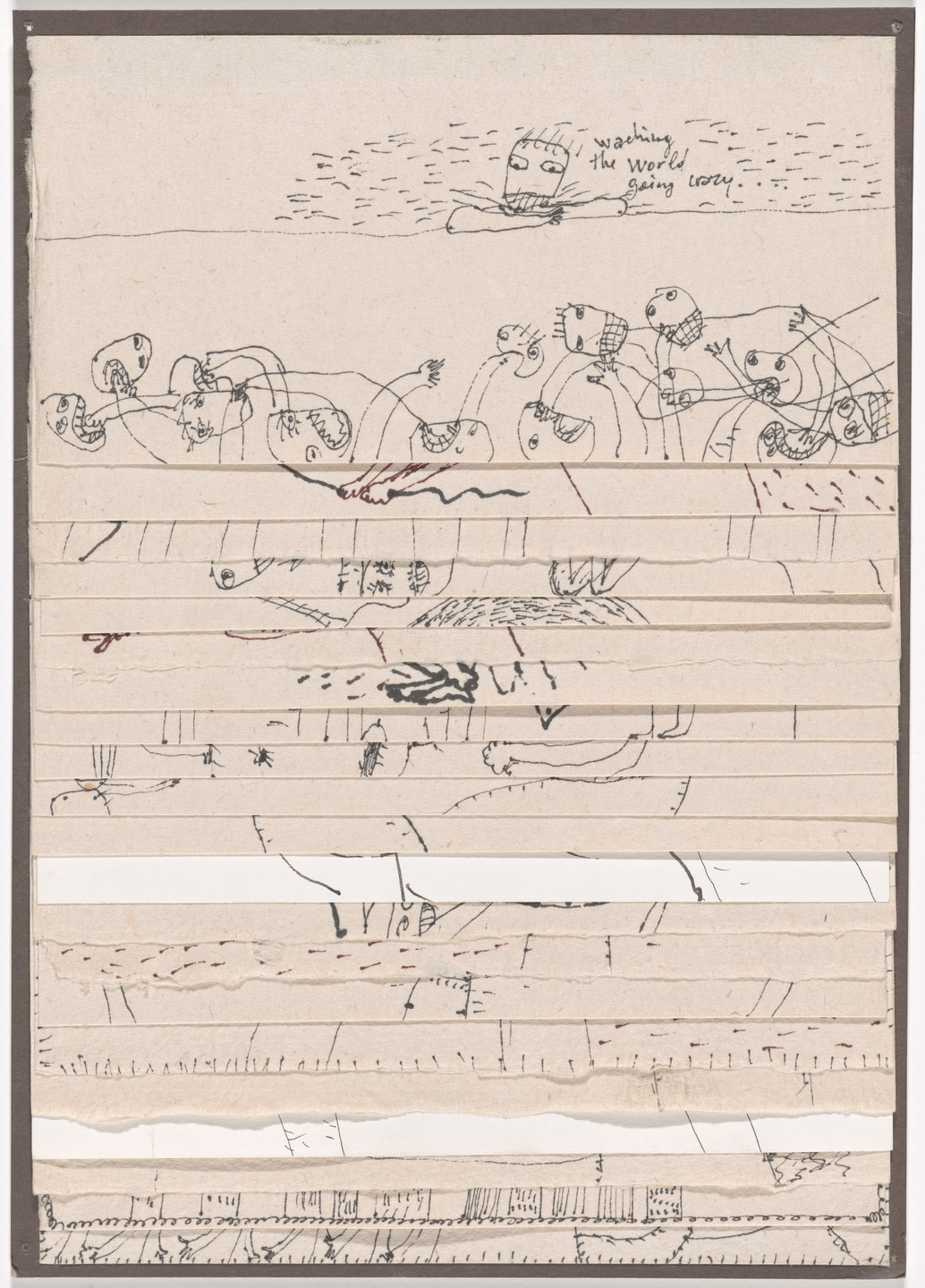 Dan Perjovschi. Wonderful World (A). 1994–97