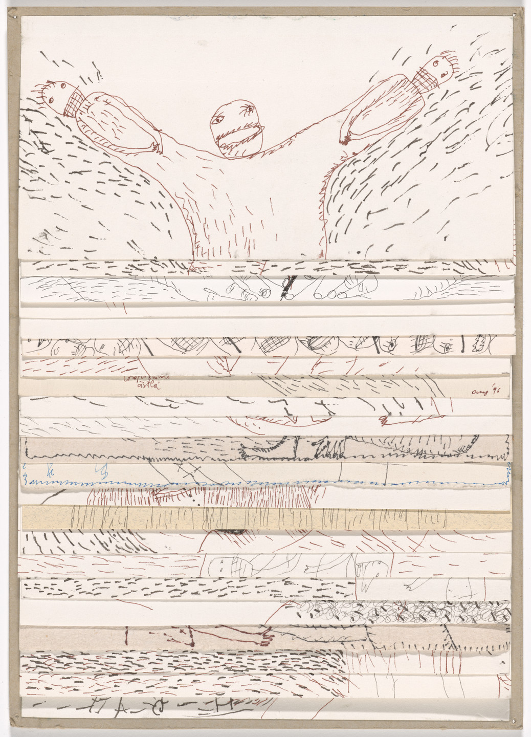 Dan Perjovschi. Wonderful World (A). 1994–97