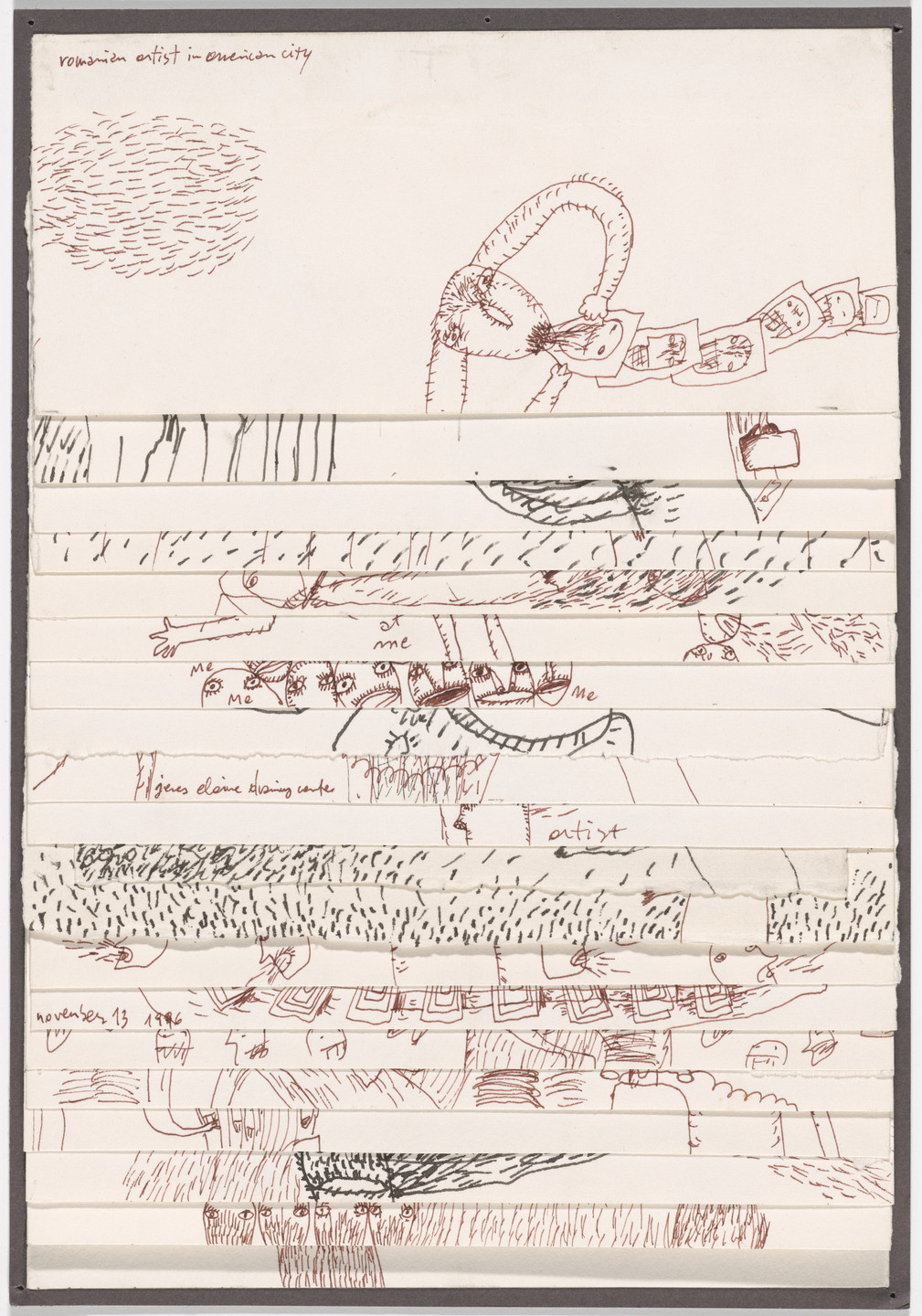 Dan Perjovschi. Wonderful World (A). 1994–97