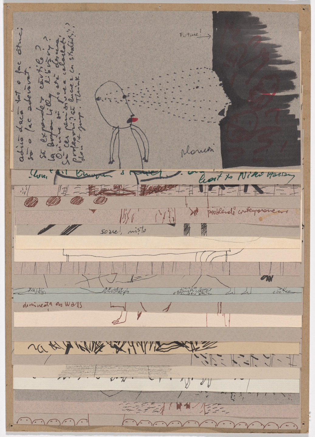 Dan Perjovschi. Wonderful World (A). 1994–97