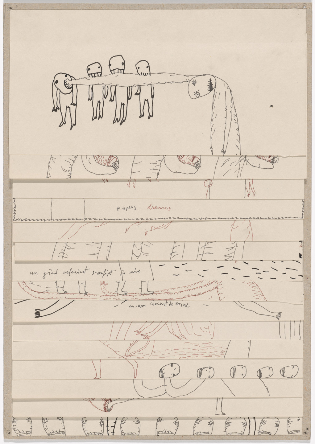 Dan Perjovschi. Wonderful World (A). 1994–97