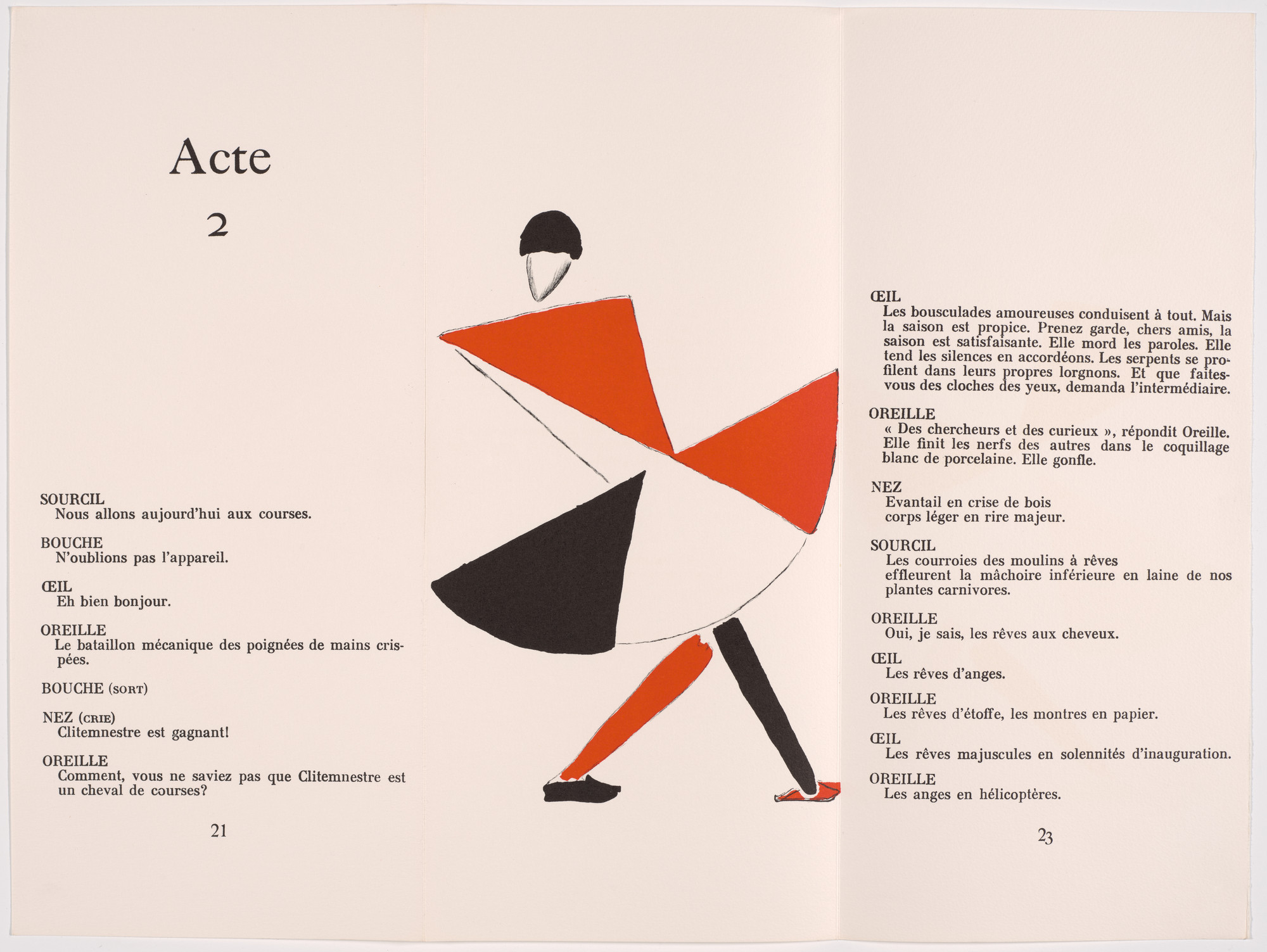 Sonia Delaunay. Plate (page 22) from Le Coeur à Gaz ( The Gas Heart )