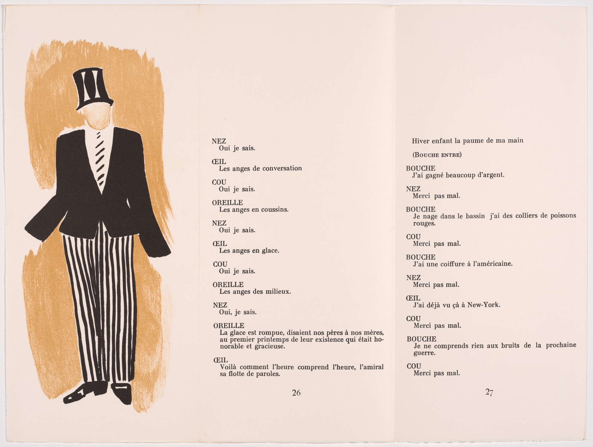 Sonia Delaunay. Plate (page 25) from Le Coeur à Gaz ( The Gas Heart )