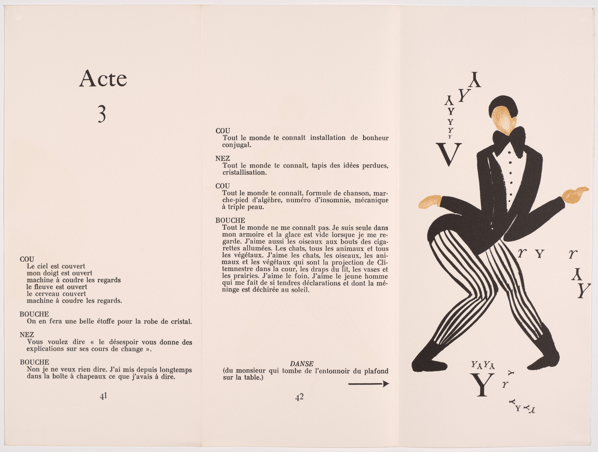 Sonia Delaunay. Plate (page 43) from Le Coeur à Gaz ( The Gas Heart )