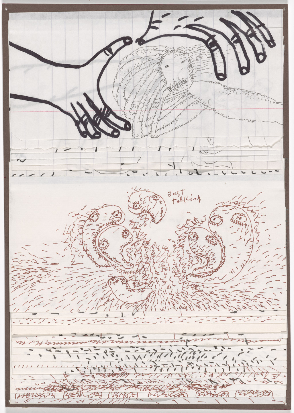 Dan Perjovschi. Wonderful World (A). 1994–97