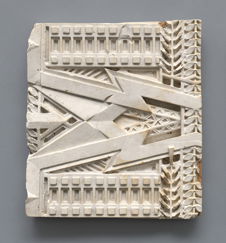 Cast of a frieze from the Susan Lawrence Dana House, Springfield, IL