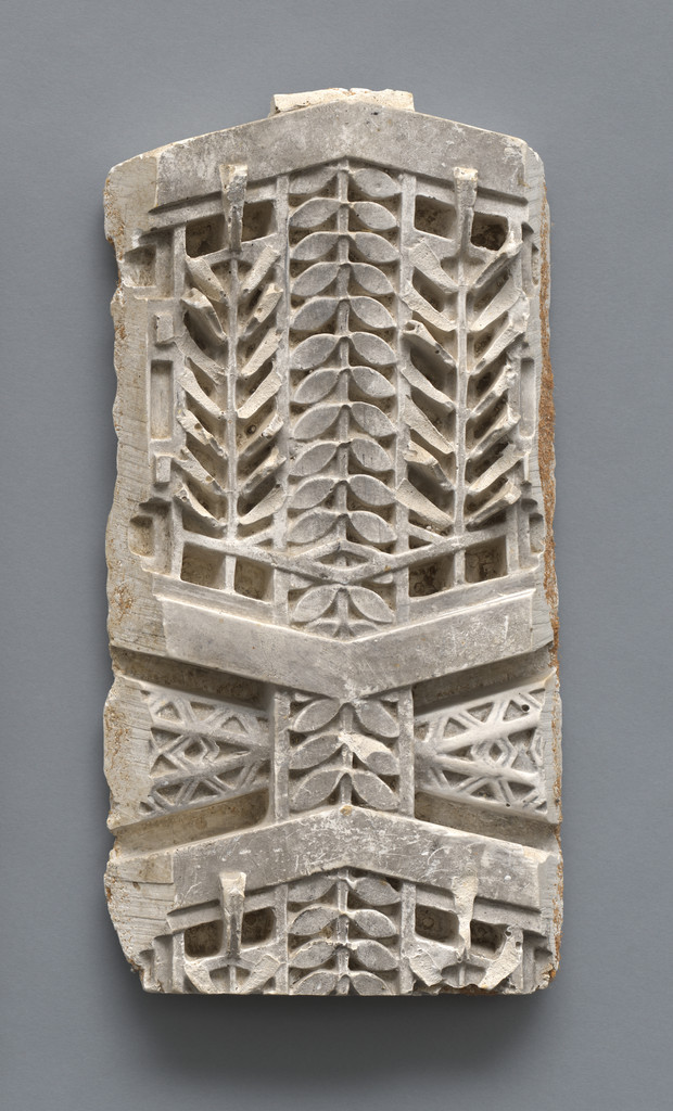 Cast of a frieze from the Susan Lawrence Dana House, Springfield, IL