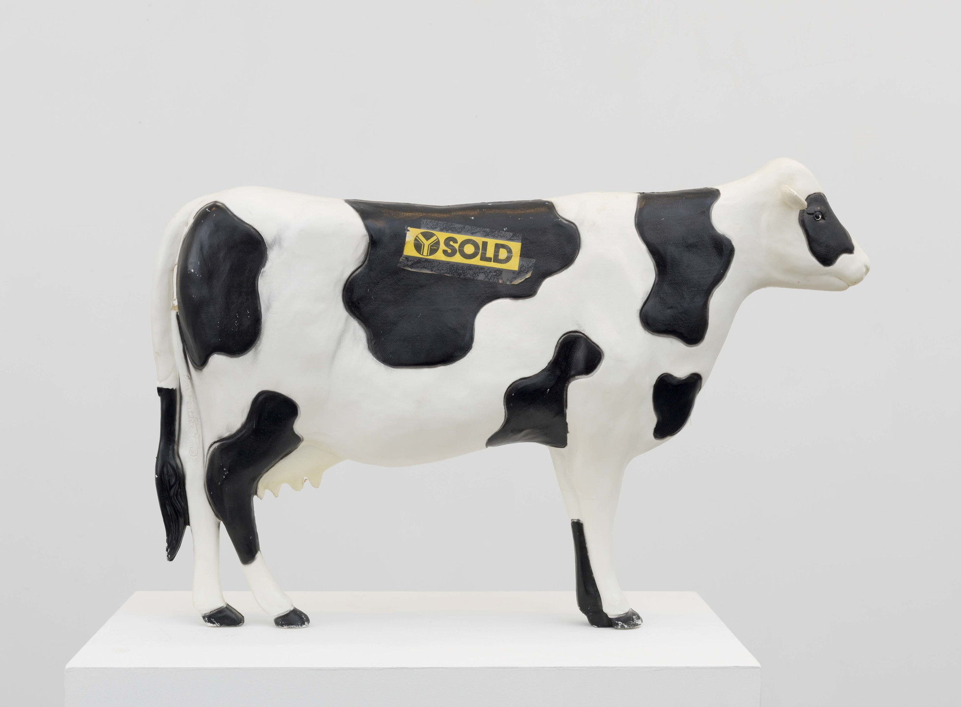 Pope.L. Black Domestic a.k.a. Cow Commercial. 1994