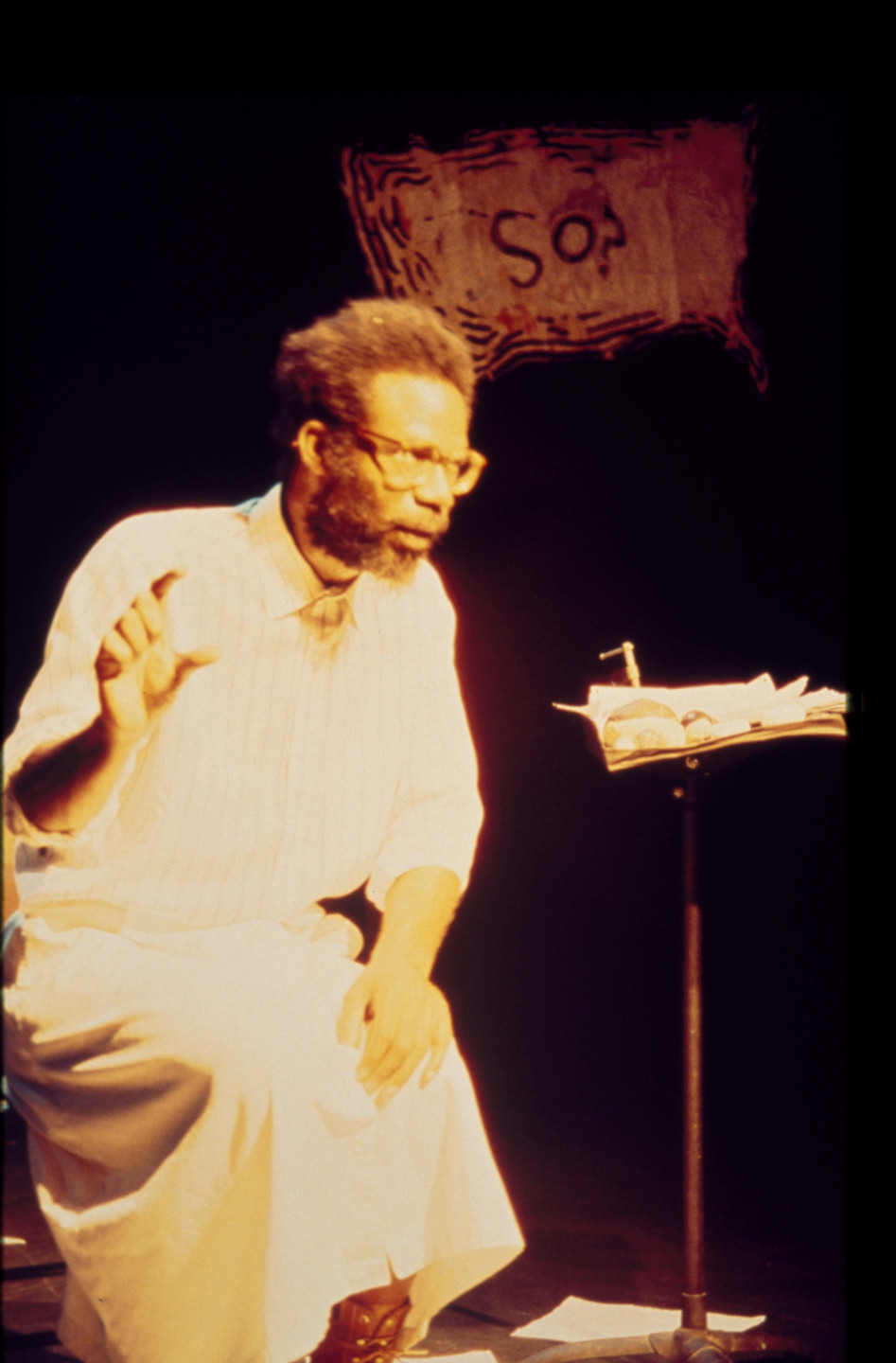 Pope.L. Eracism (version 8b). 2000