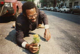 Pope.L. How Much is that Nigger in the Window a.k.a. Tompkins Square Crawl. 1991