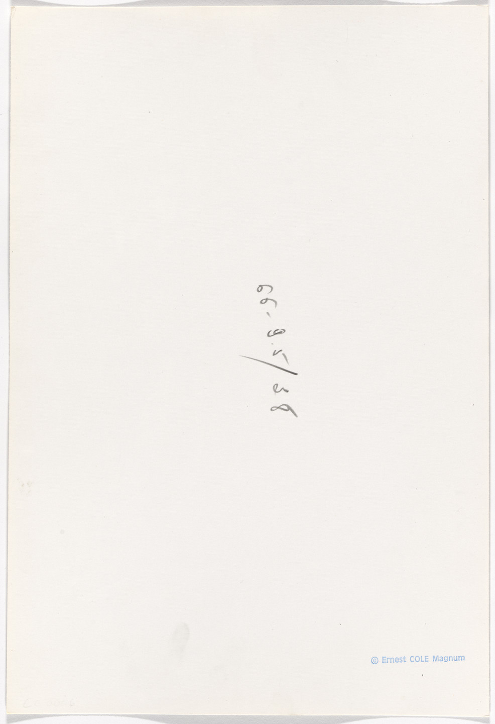 Ernest Cole. Untitled. c. 1960