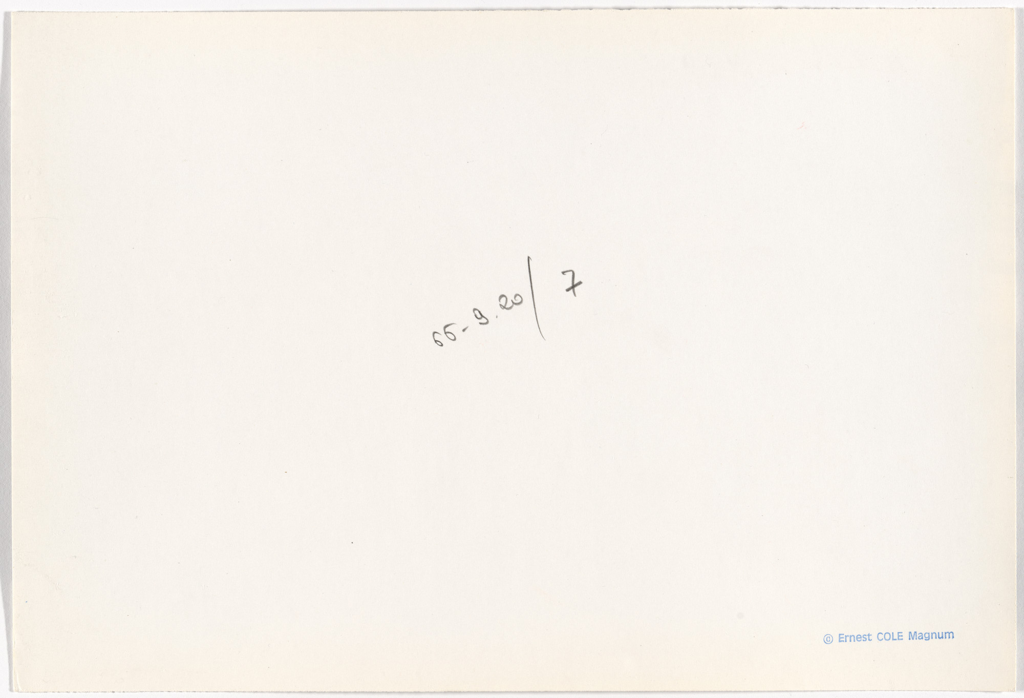 Ernest Cole. Untitled. c. 1960