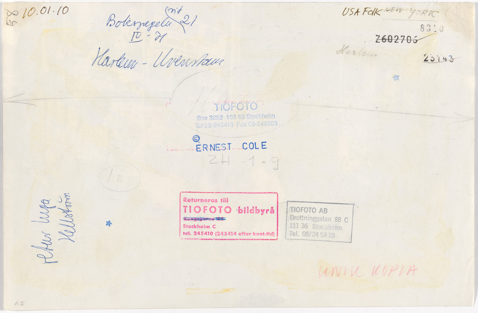 Ernest Cole. Untitled. c. 1970