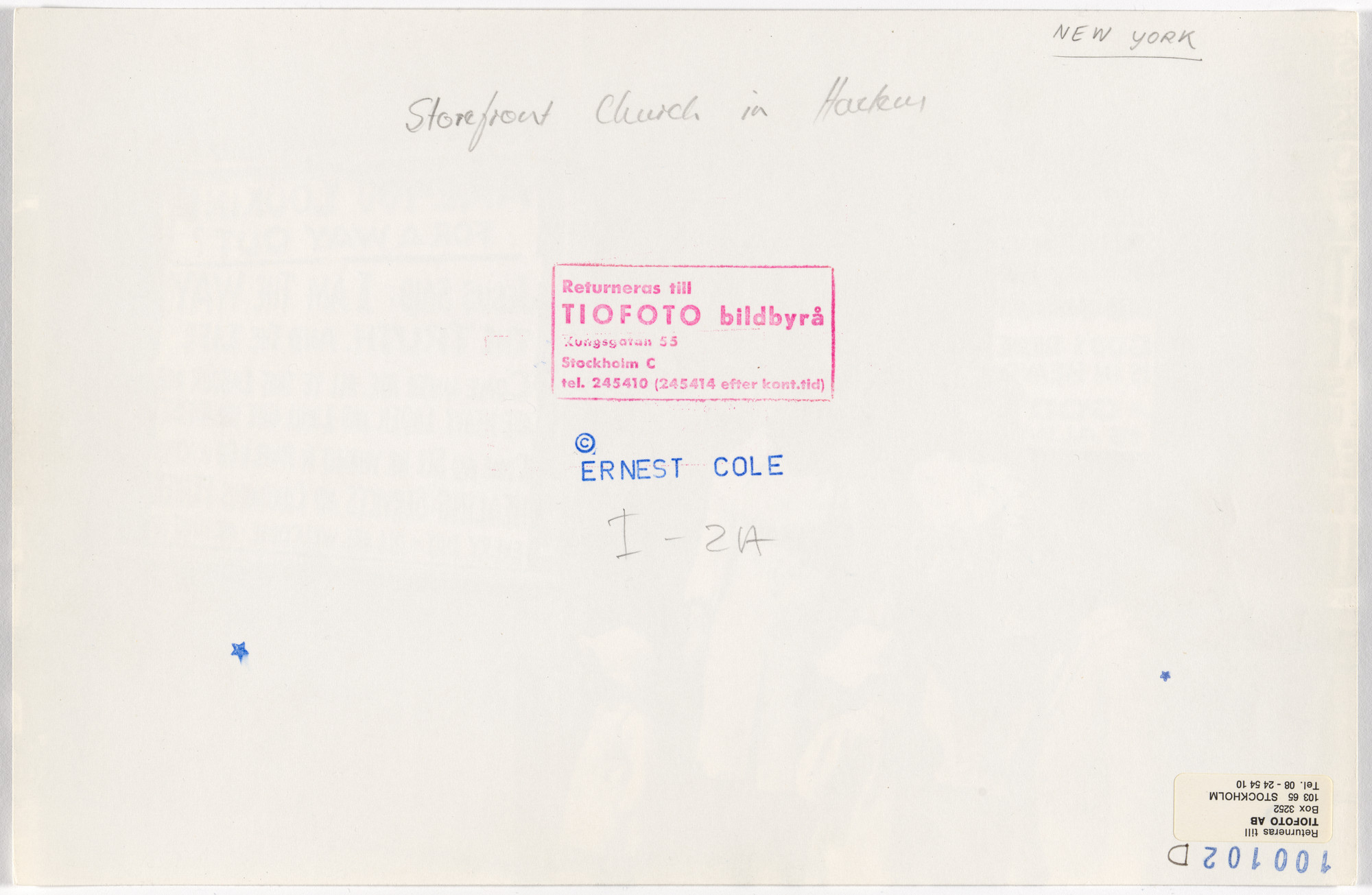 Ernest Cole. Untitled. c. 1970