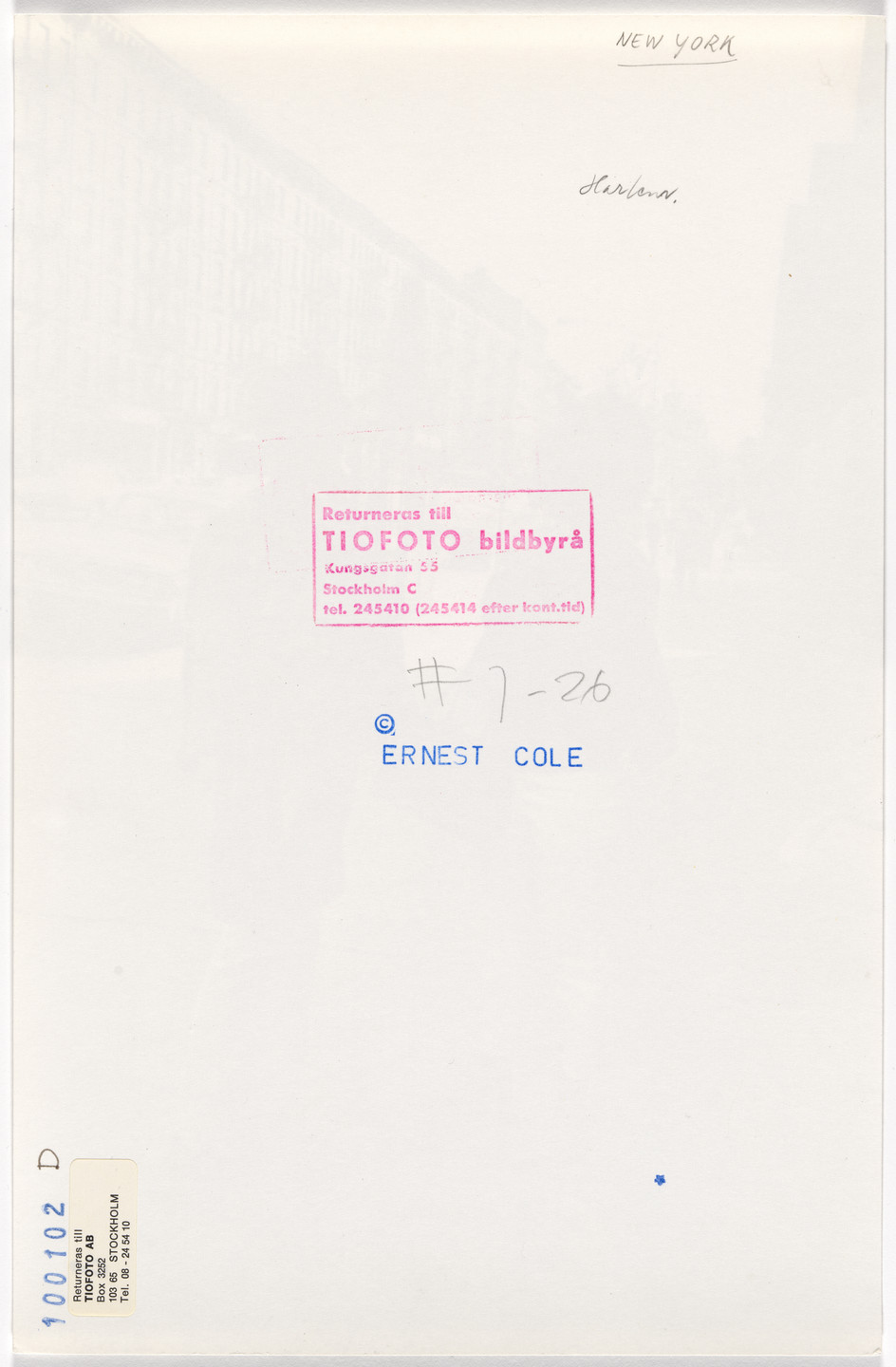 Ernest Cole. Untitled. c. 1970
