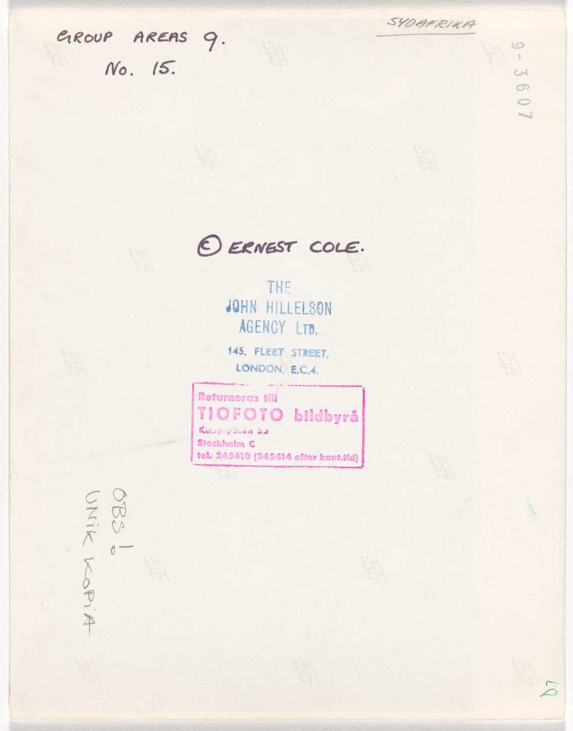 Ernest Cole. Untitled. c. 1960