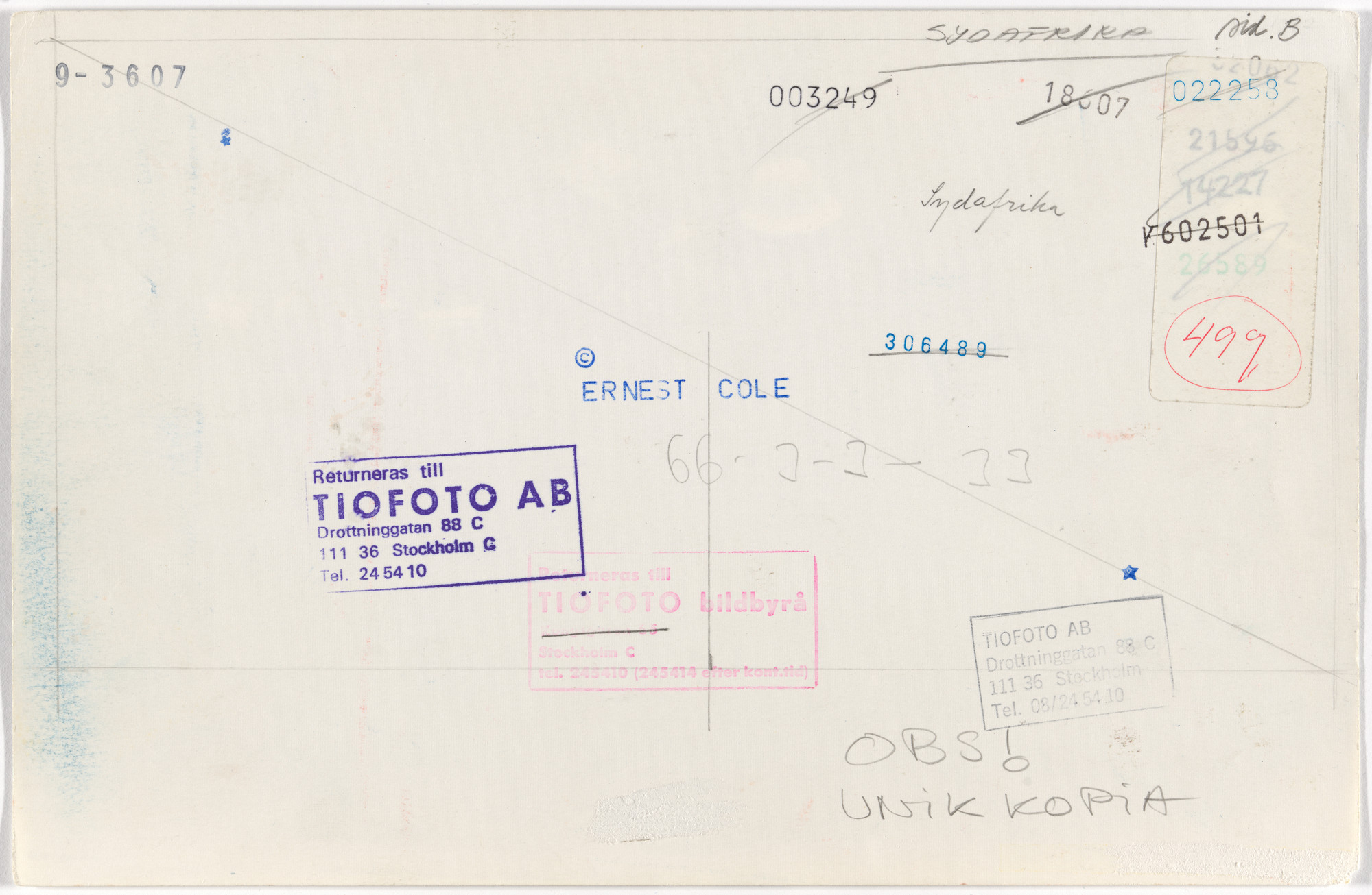 Ernest Cole. Untitled. c. 1960