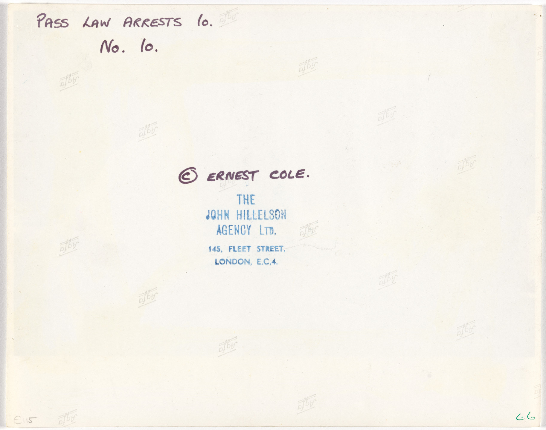 Ernest Cole. Untitled. c. 1960