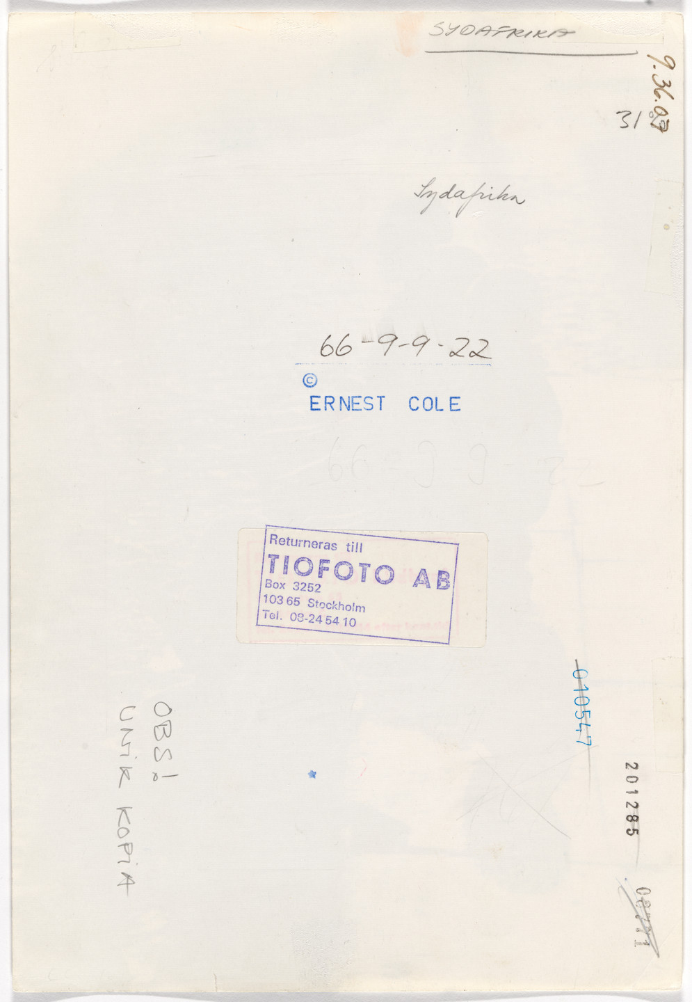 Ernest Cole. Untitled. c. 1960