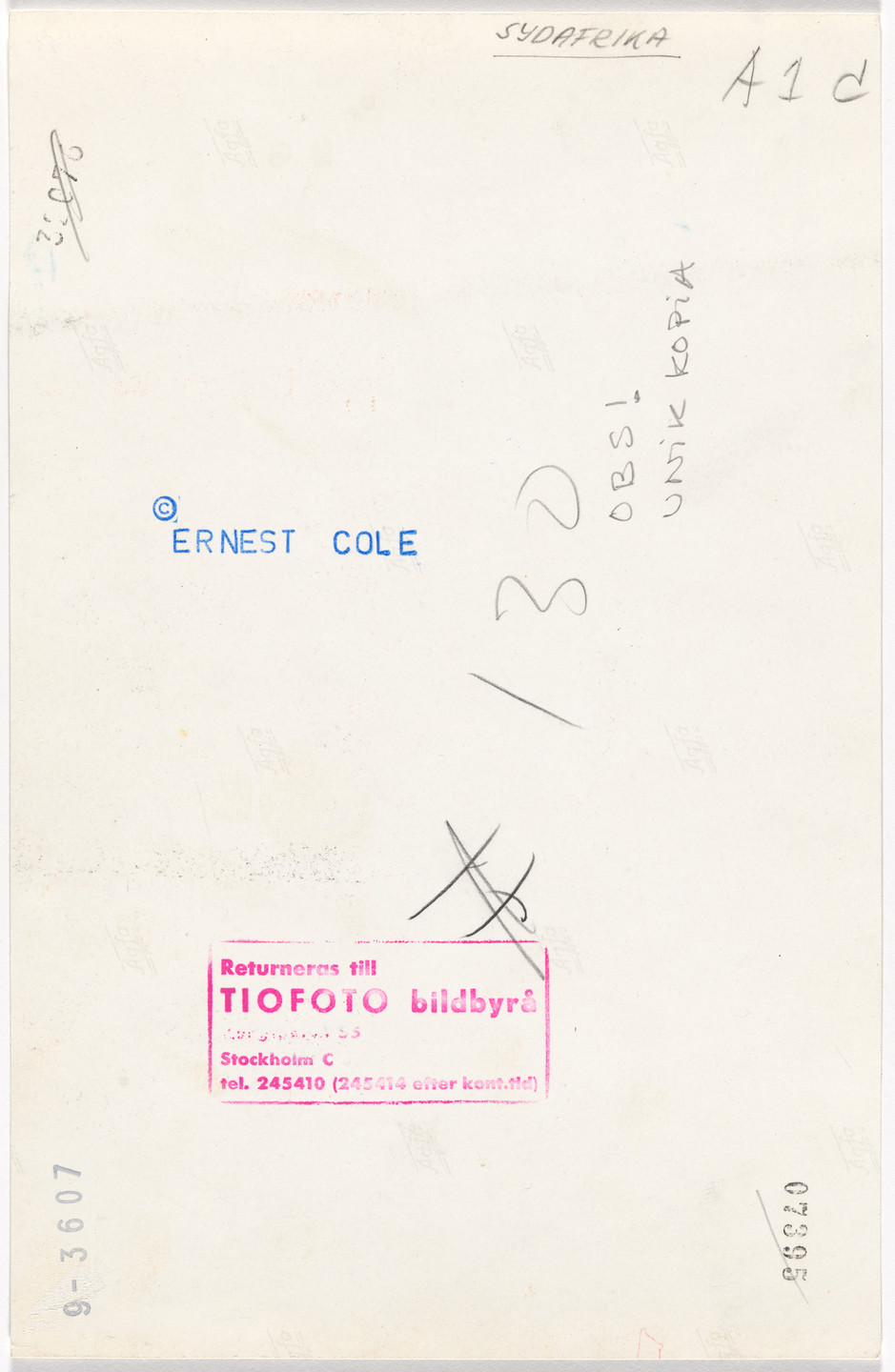 Ernest Cole. Untitled. c. 1960