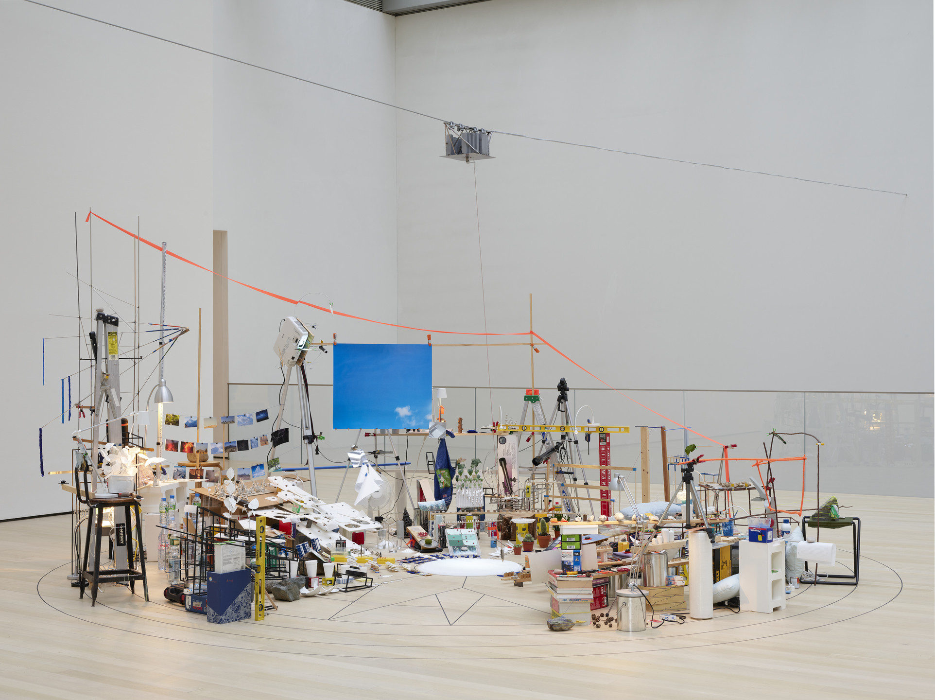 Sarah Sze. Triple Point (Pendulum). 2013