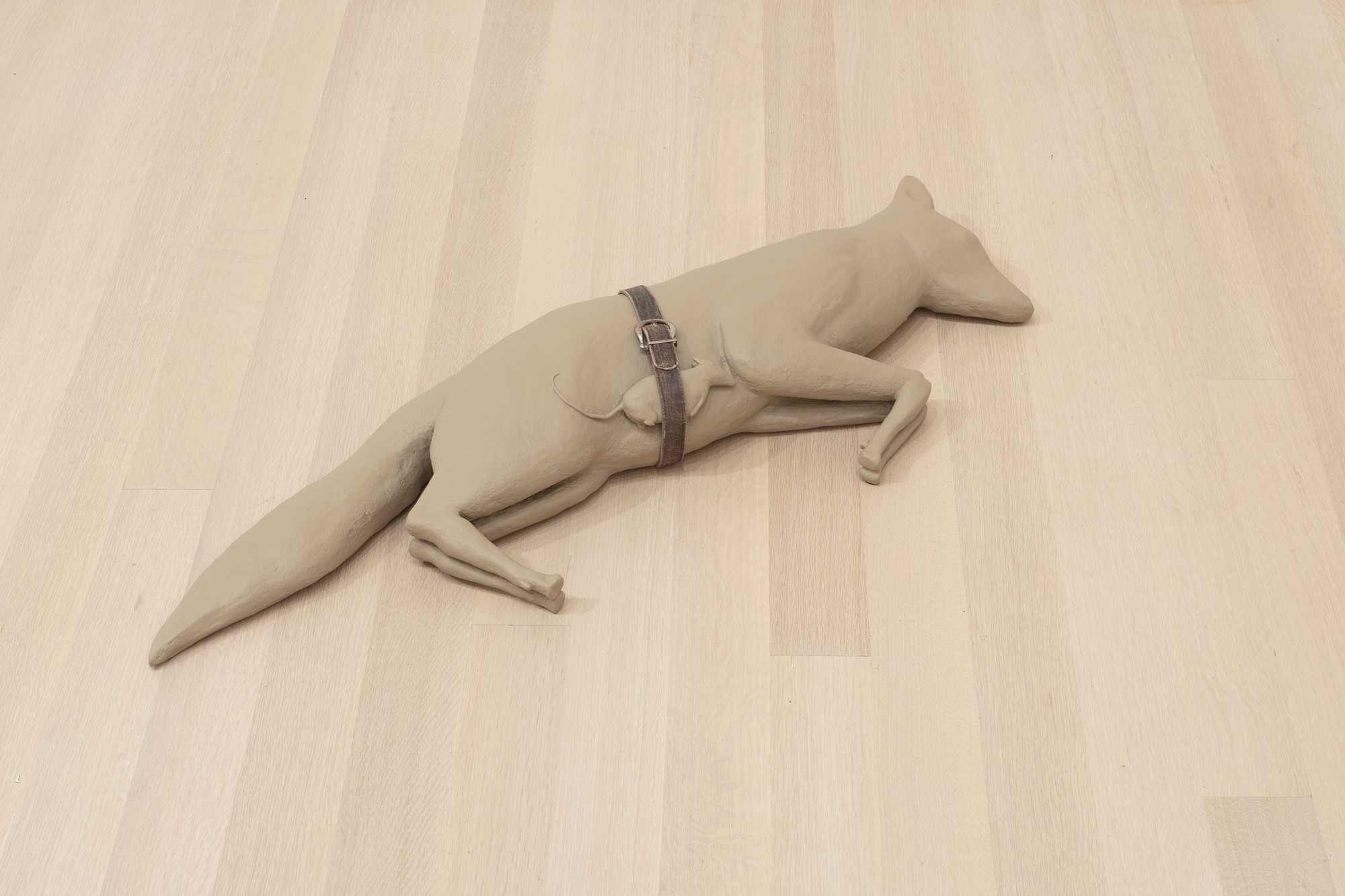 Mark Manders. Fox/Mouse/Belt. 1992 (cast 2007)