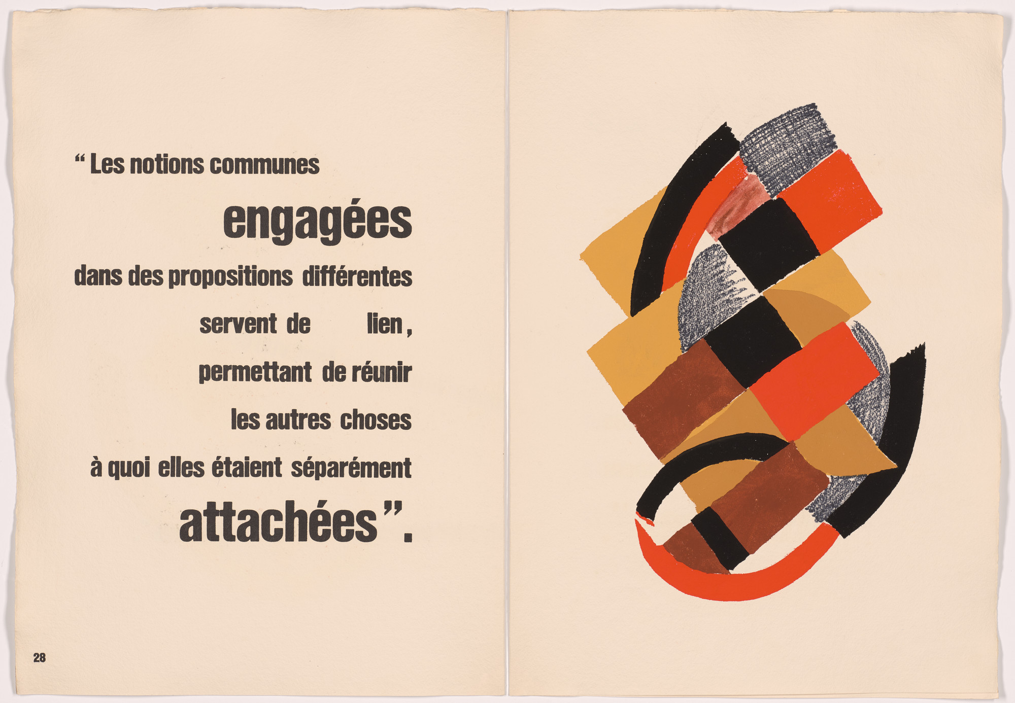 Sonia Delaunay. Plate (page 29) from Rythmes-Couleurs