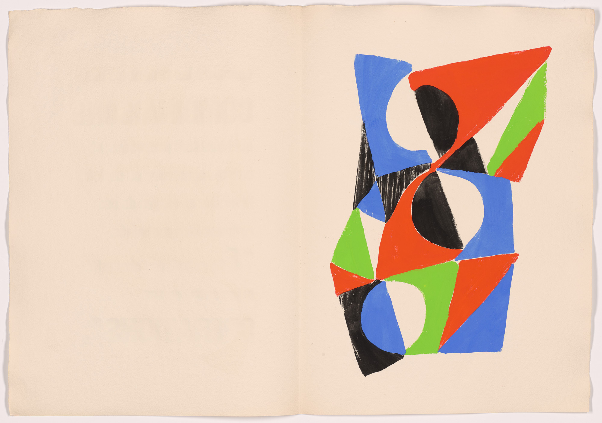 Sonia Delaunay. Plate (page 35) from Rythmes-Couleurs