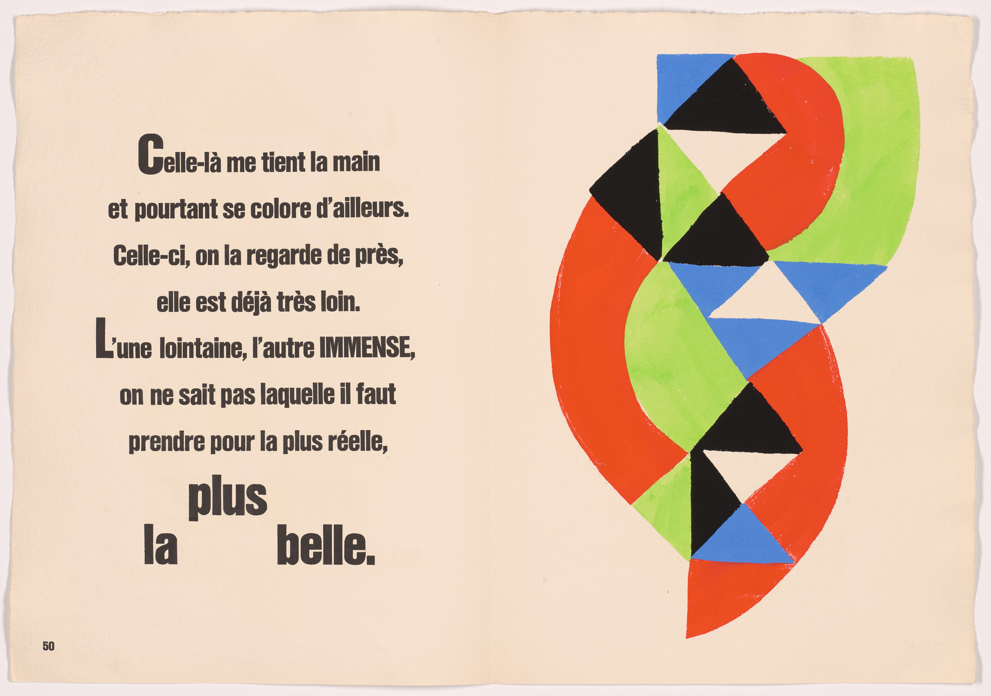 Sonia Delaunay. Plate (page 47) from Rythmes-Couleurs