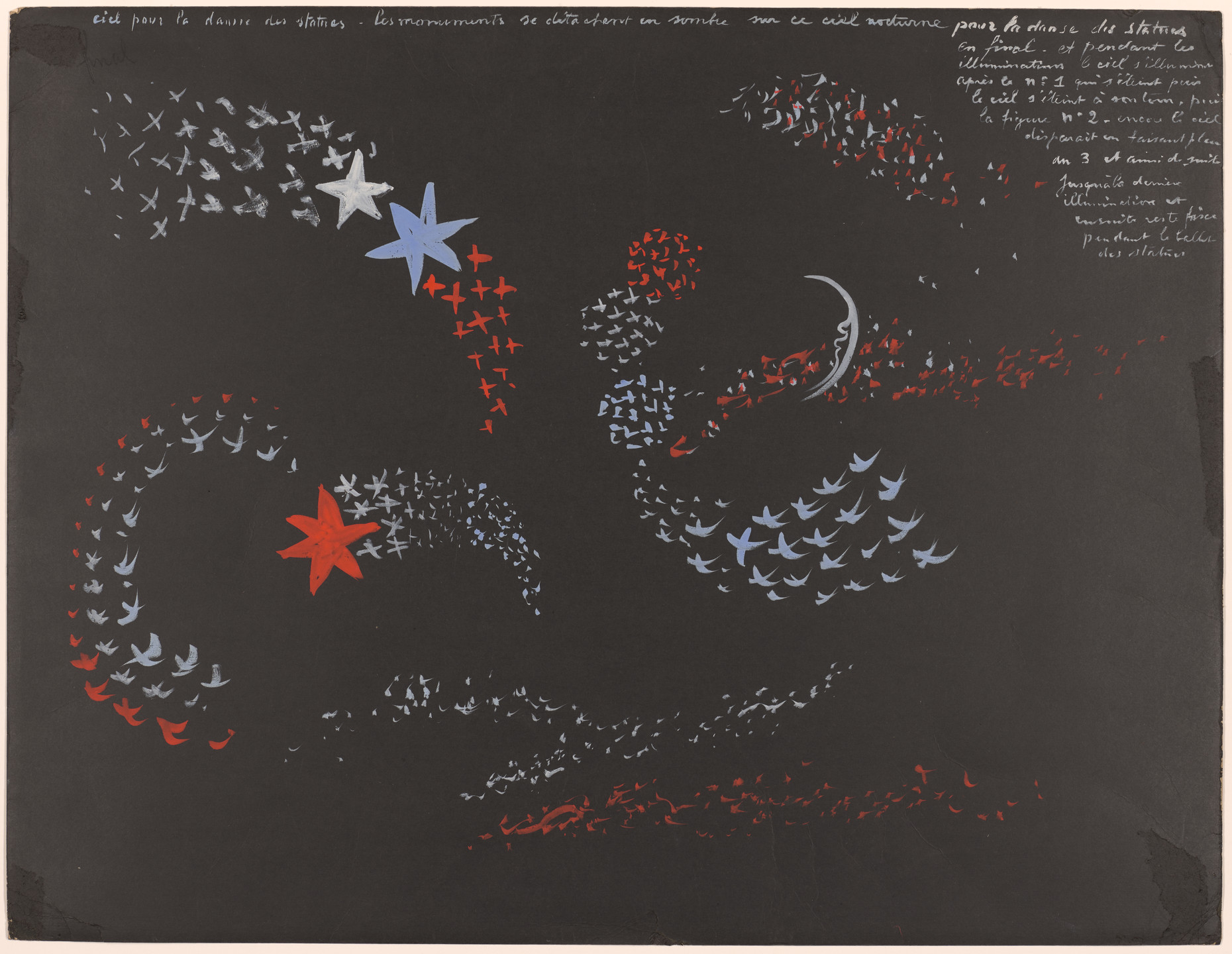 Robert Delaunay. Study for backdrop for the ballet Triomphe de Paris (The Triumph of Paris). 1928