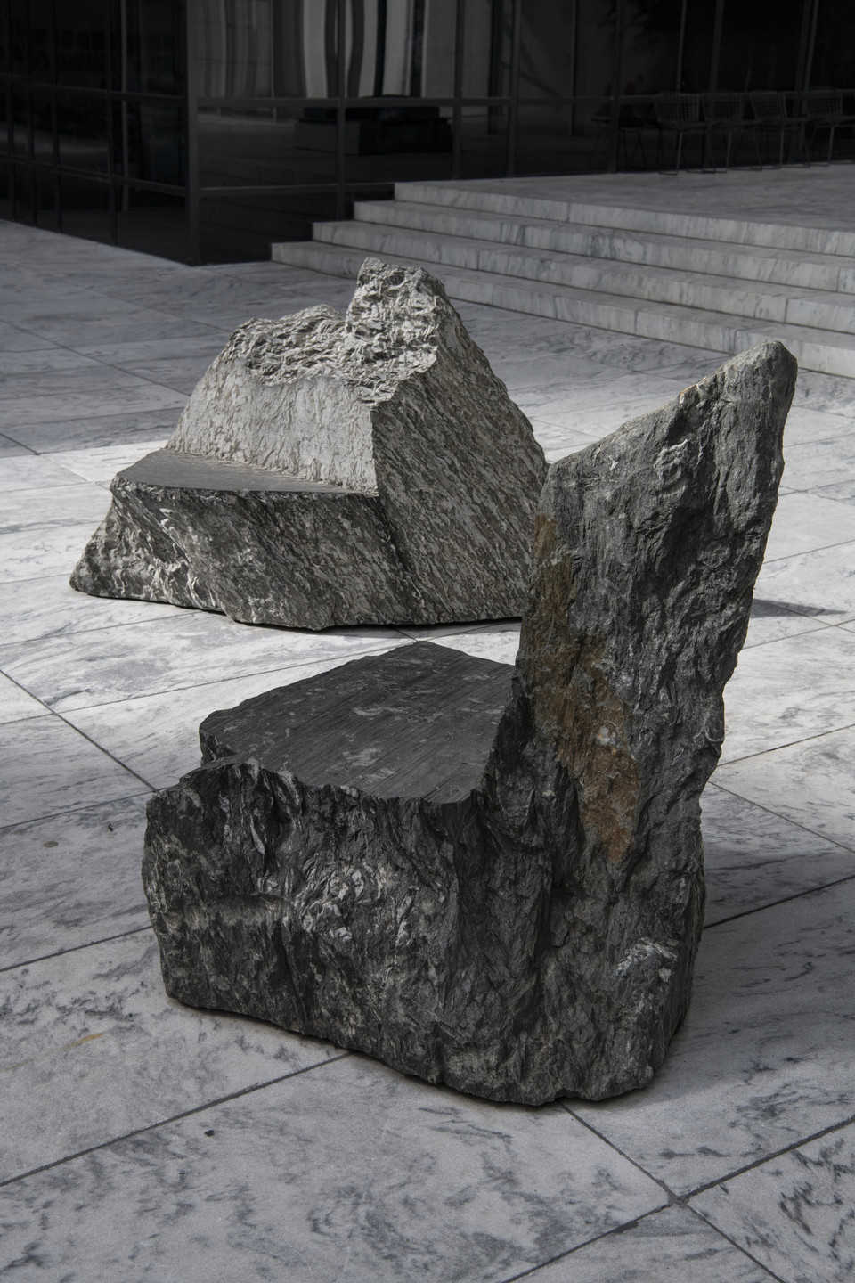 Scott Burton. Pair of Rock Chairs. 1980-81