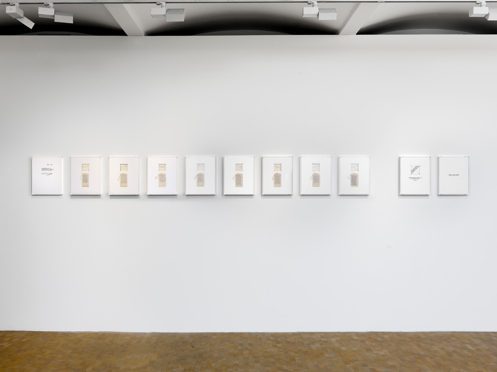 Mary Kelly. Post-Partum Document: Documentation IV, Transitional Objects, Diary and Diagram (prototype). 1976/2015