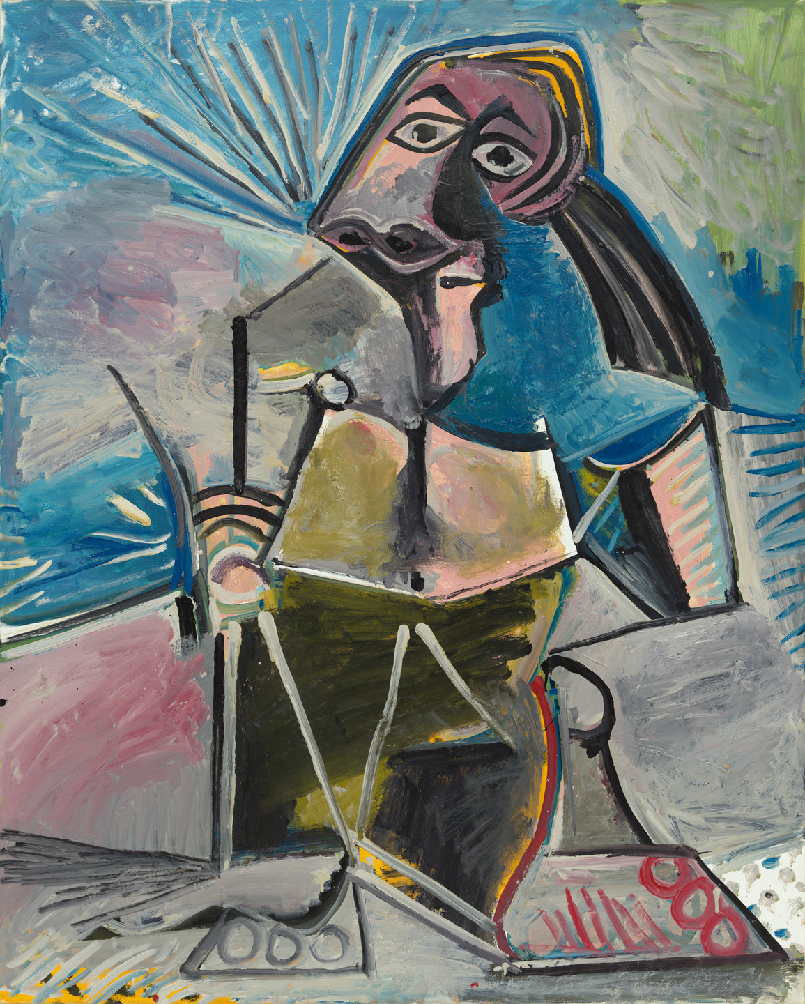 Pablo Picasso. At Work. August 15, 1971