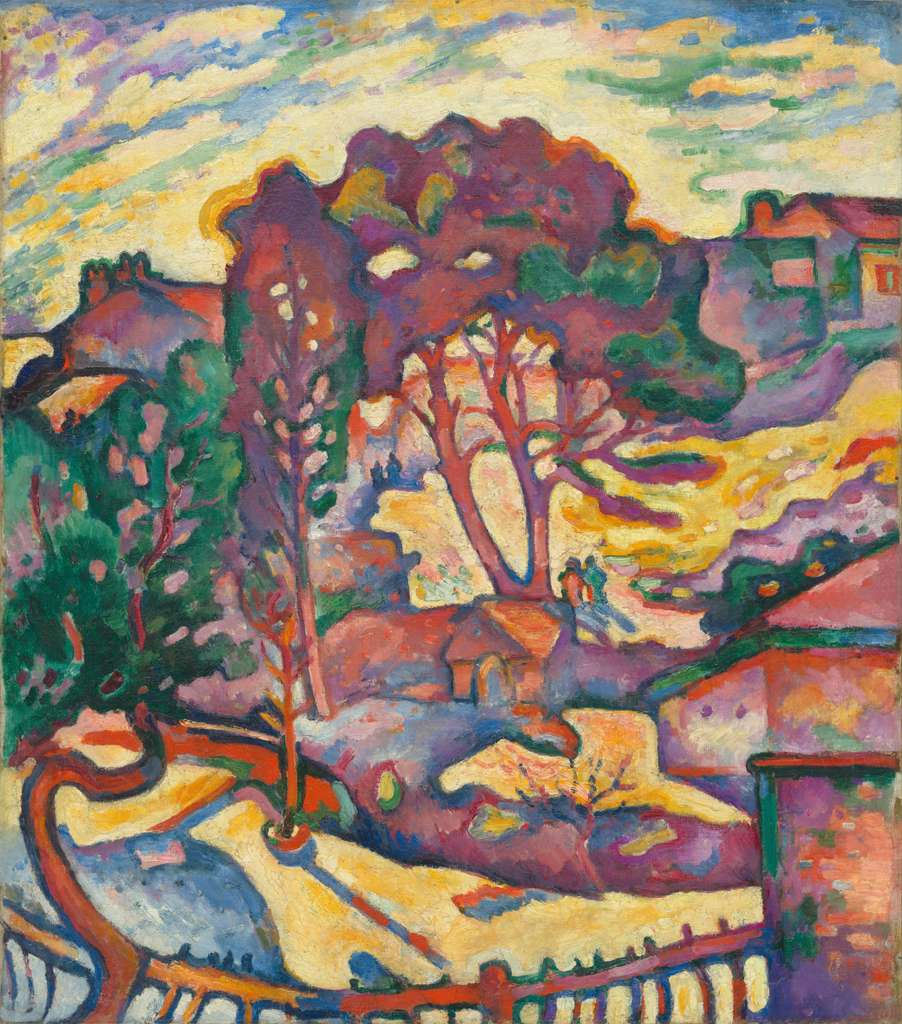 Georges Braque. The Large Trees. L'Estaque 1906-07