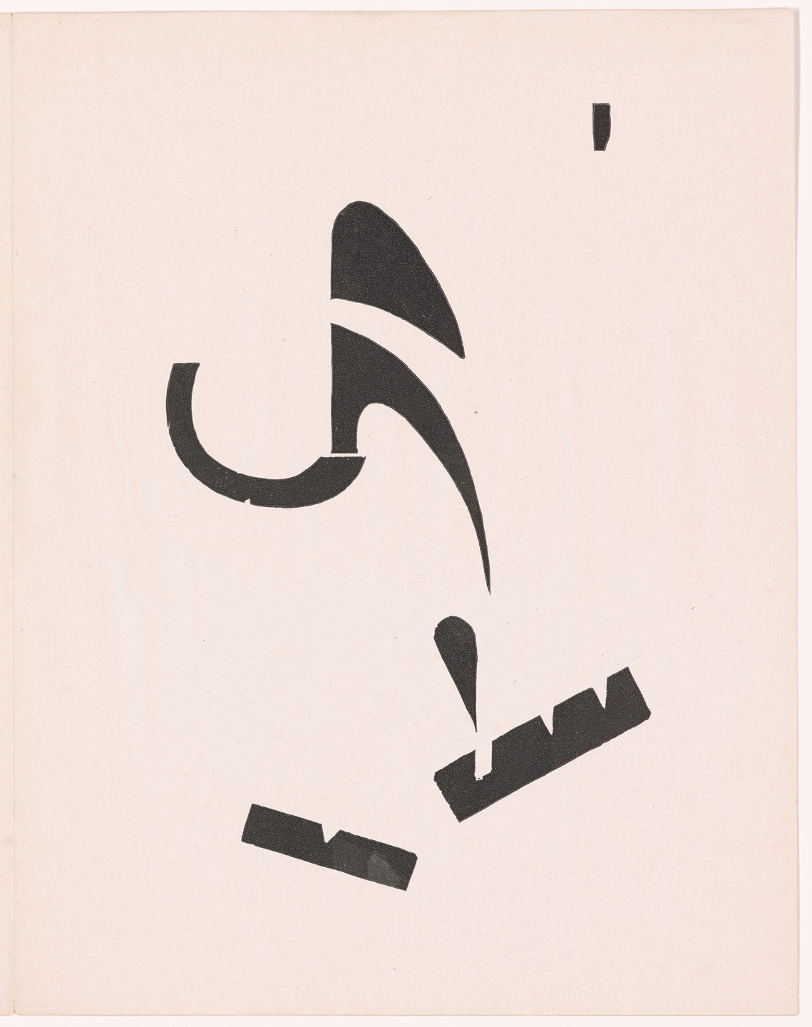 Georges Vantongerloo. Plate (folio 22) from 10 Origin. 1942