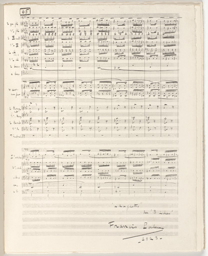 Plate (folio 16) from Les Biches, vol. I