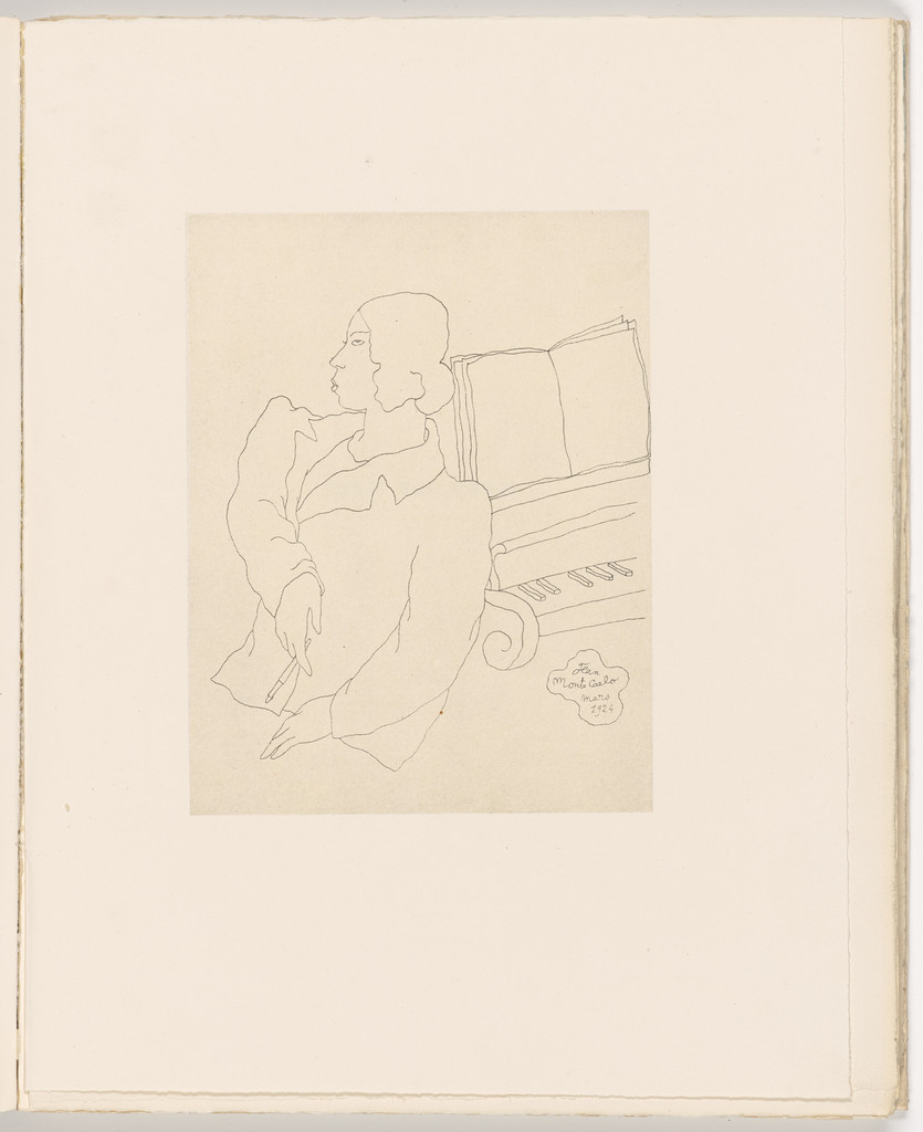 Frontispiece (folio 3) from Les Biches, vol. I
