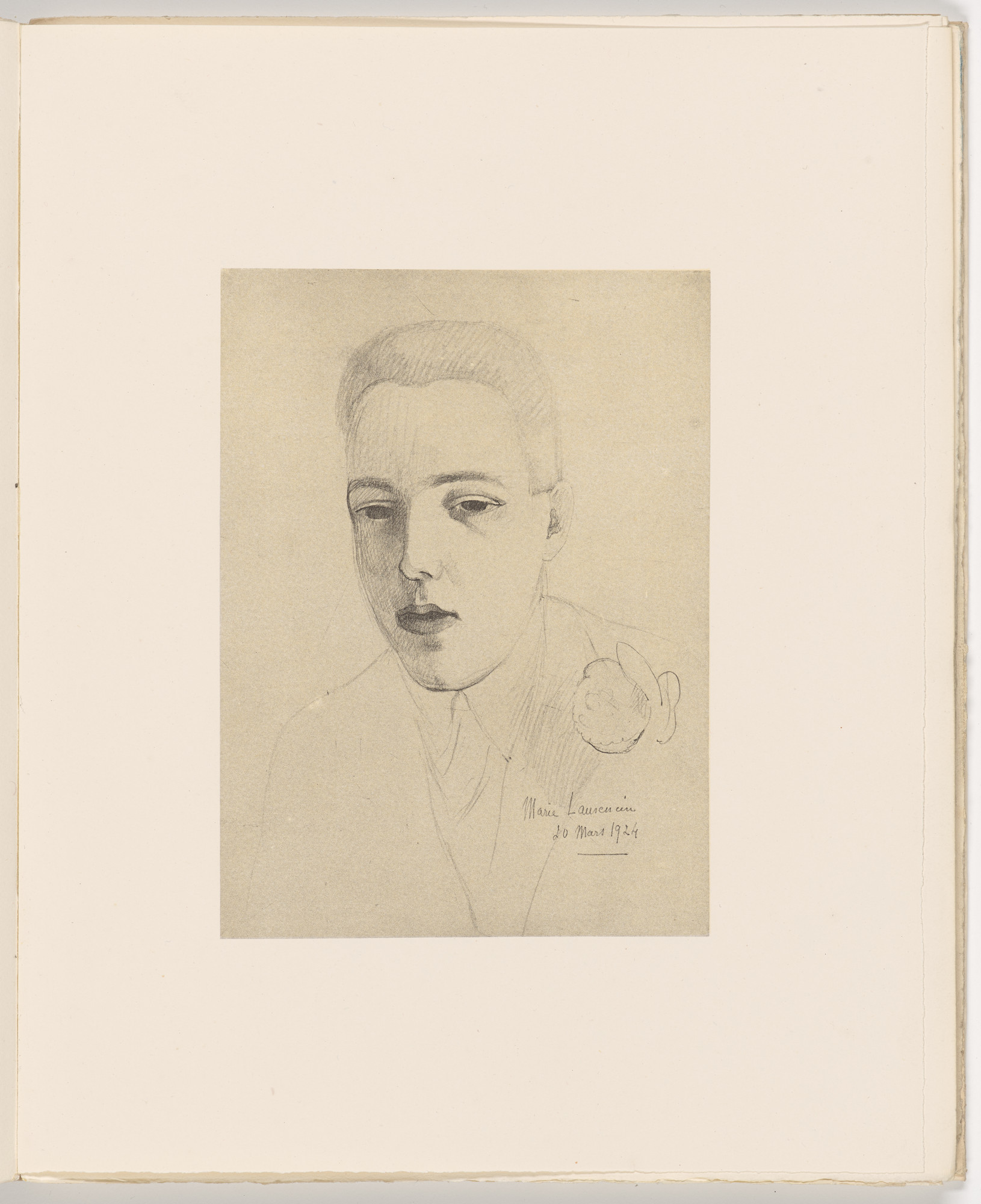 Marie Laurencin. Plate (folio 10) from Les Biches , vol. I