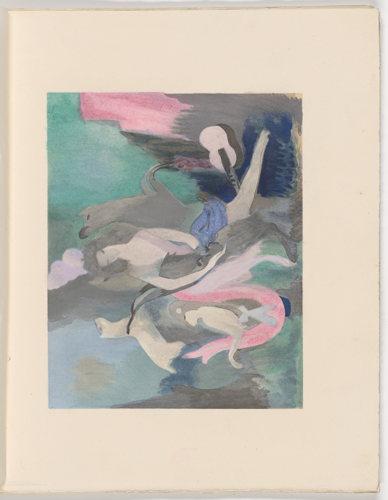Marie Laurencin. Plate (folio 19) from Les Biches , vol. I