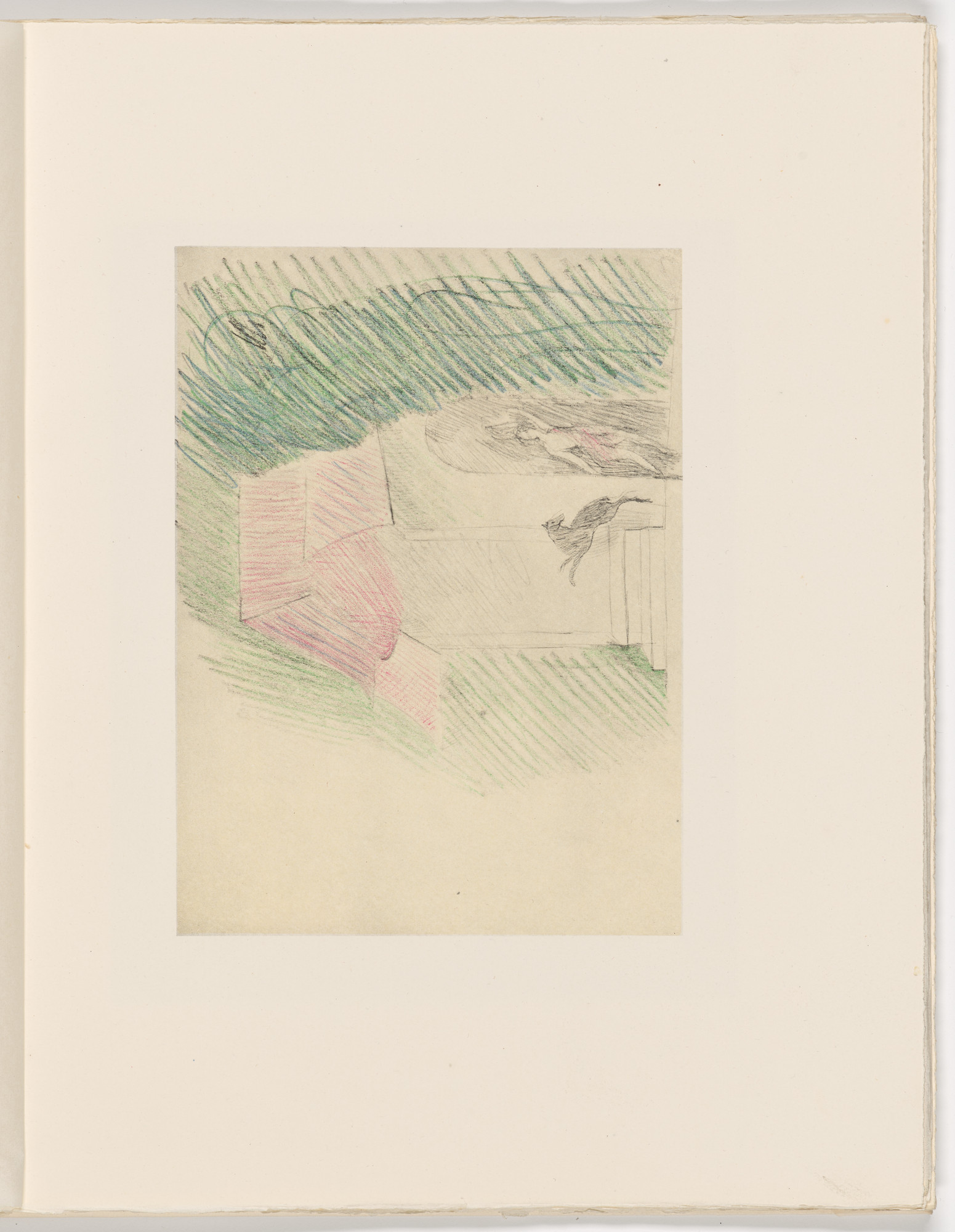 Marie Laurencin. Plate (folio 20) from Les Biches , vol. I