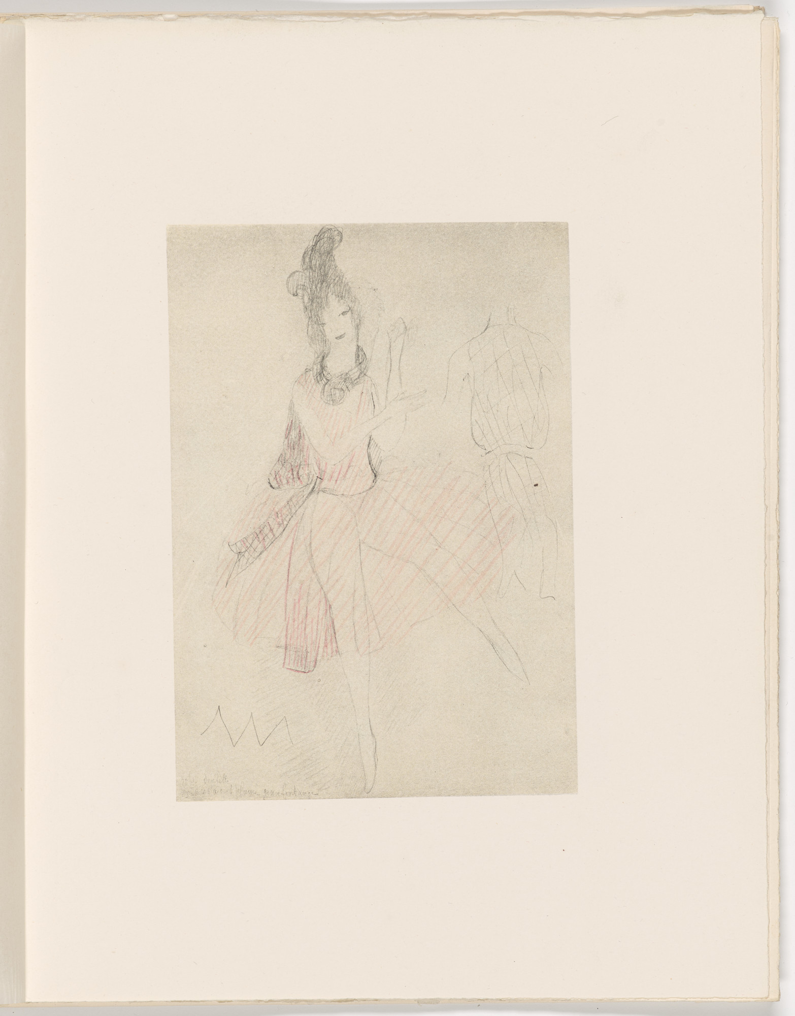 Marie Laurencin. Plate (folio 25) from Les Biches , vol. I