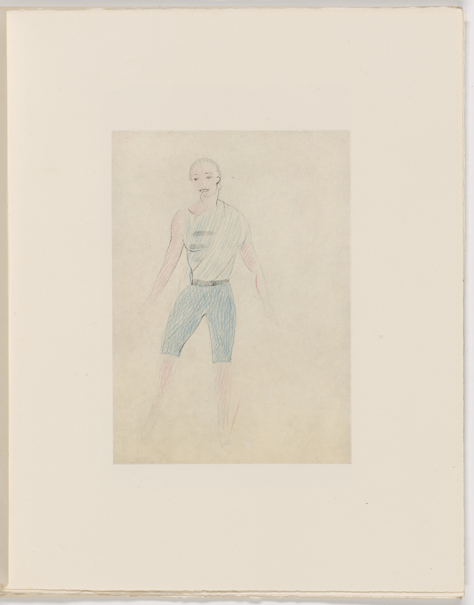 Marie Laurencin. Plate (folio 27) from Les Biches , vol. I