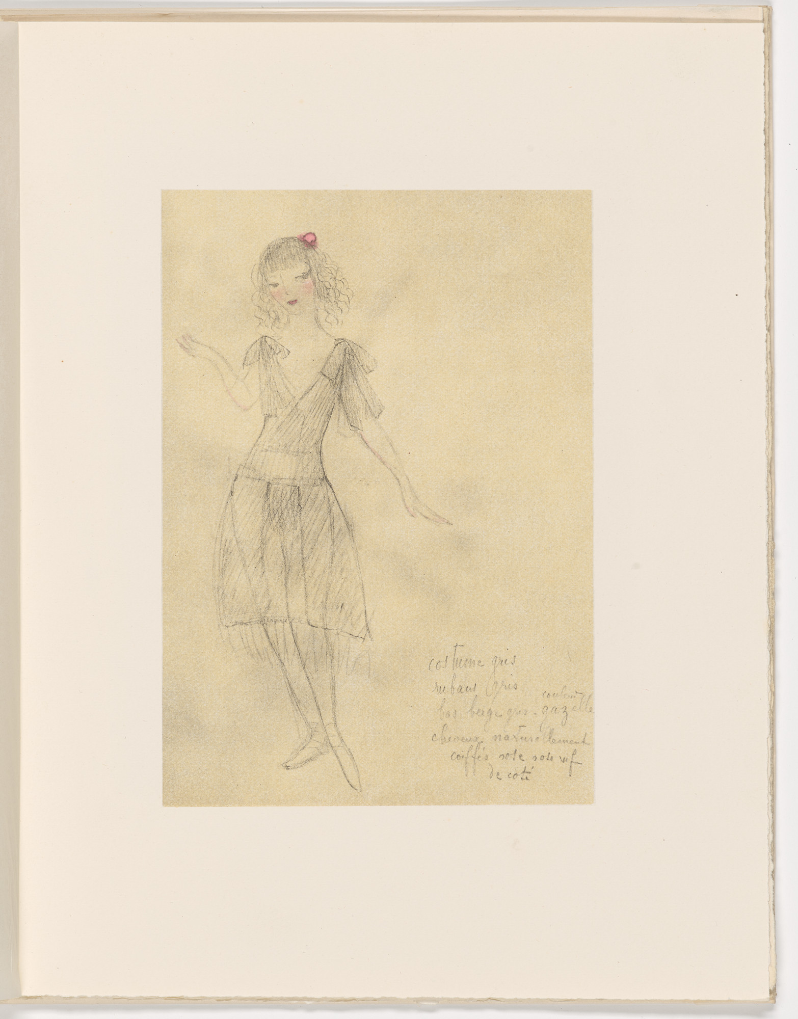 Marie Laurencin. Plate (folio 30) from Les Biches , vol. I