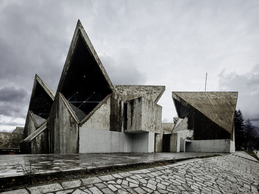 Memorial and Cultural Center, and Town Hall, Kolašin, Montenegro