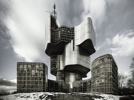 Valentin Jeck, Vojin Bakić, Berislav Šerbetić, Zoran Bakić. Monument to the Uprising of the People of Kordun and Banija, Petrova Gora, Croatia. 2016