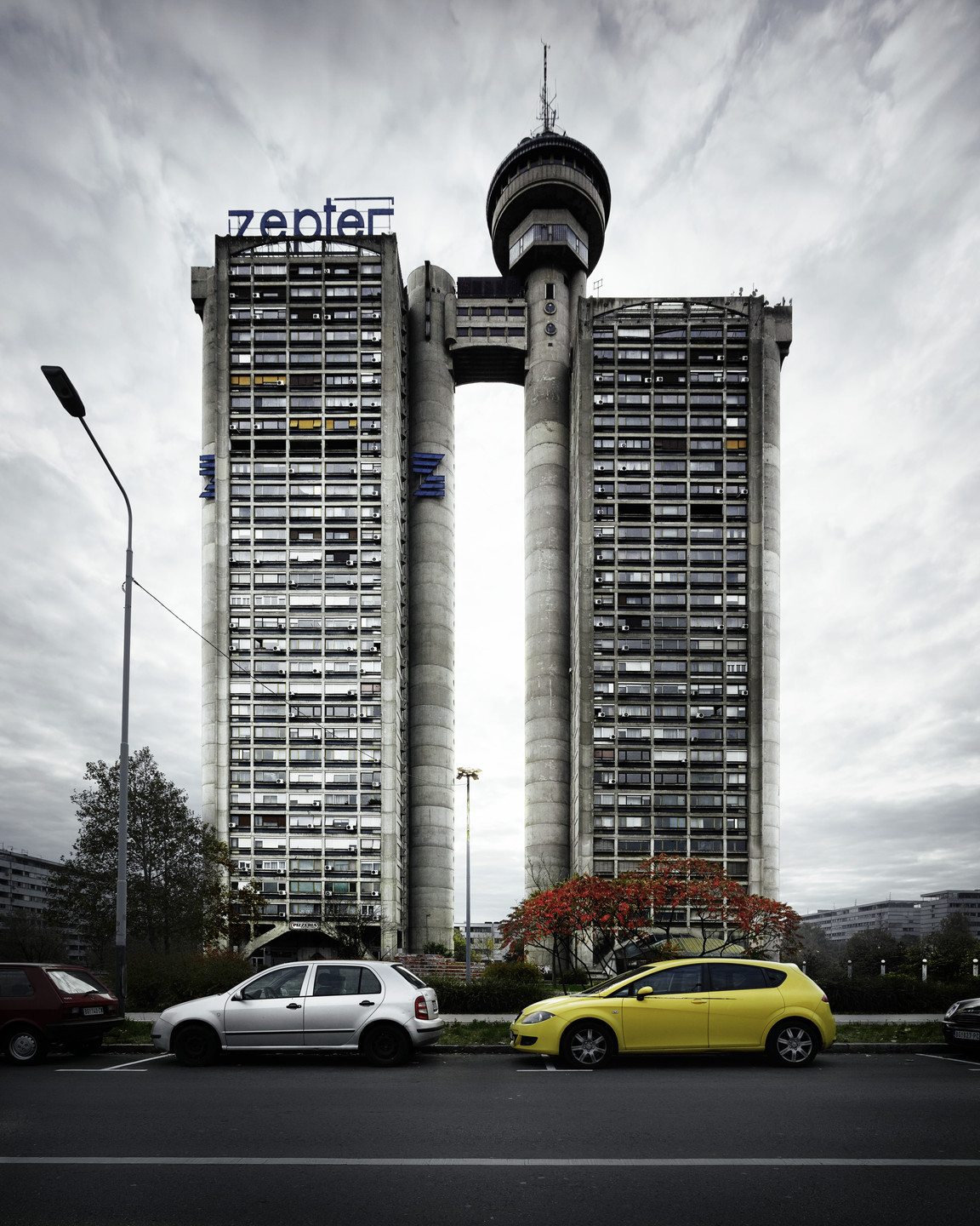 Valentin Jeck, Mihajlo Mitrović. West Gate of Belgrade (Genex Tower), Belgrade, Serbia. 2016