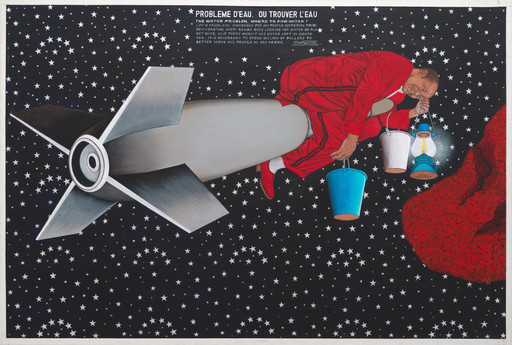 Chéri Samba. Water Problem. 2004