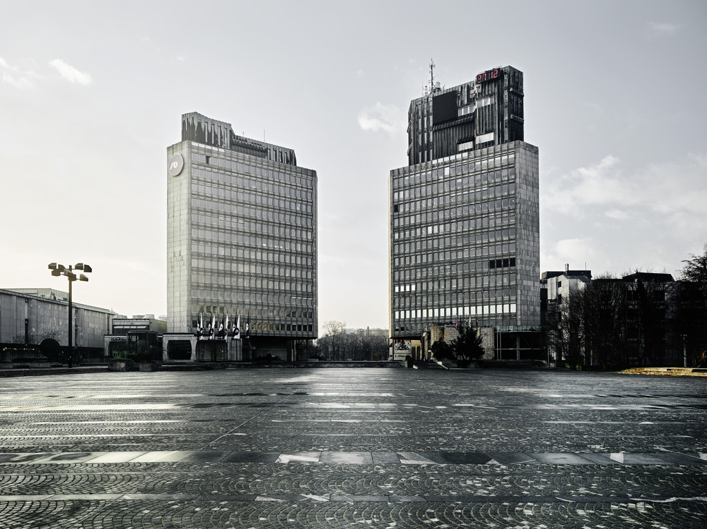 Revolution Square (today Republic Square), Ljubljana, Slovenia (Northern view, 2016)